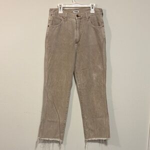 Wrangler 603 Tan High-Rise Jeans